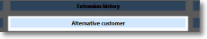 From Add Item in Template Maintenance select the an Alternative customer item button shown here.